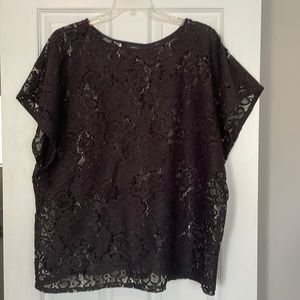 Black lace top